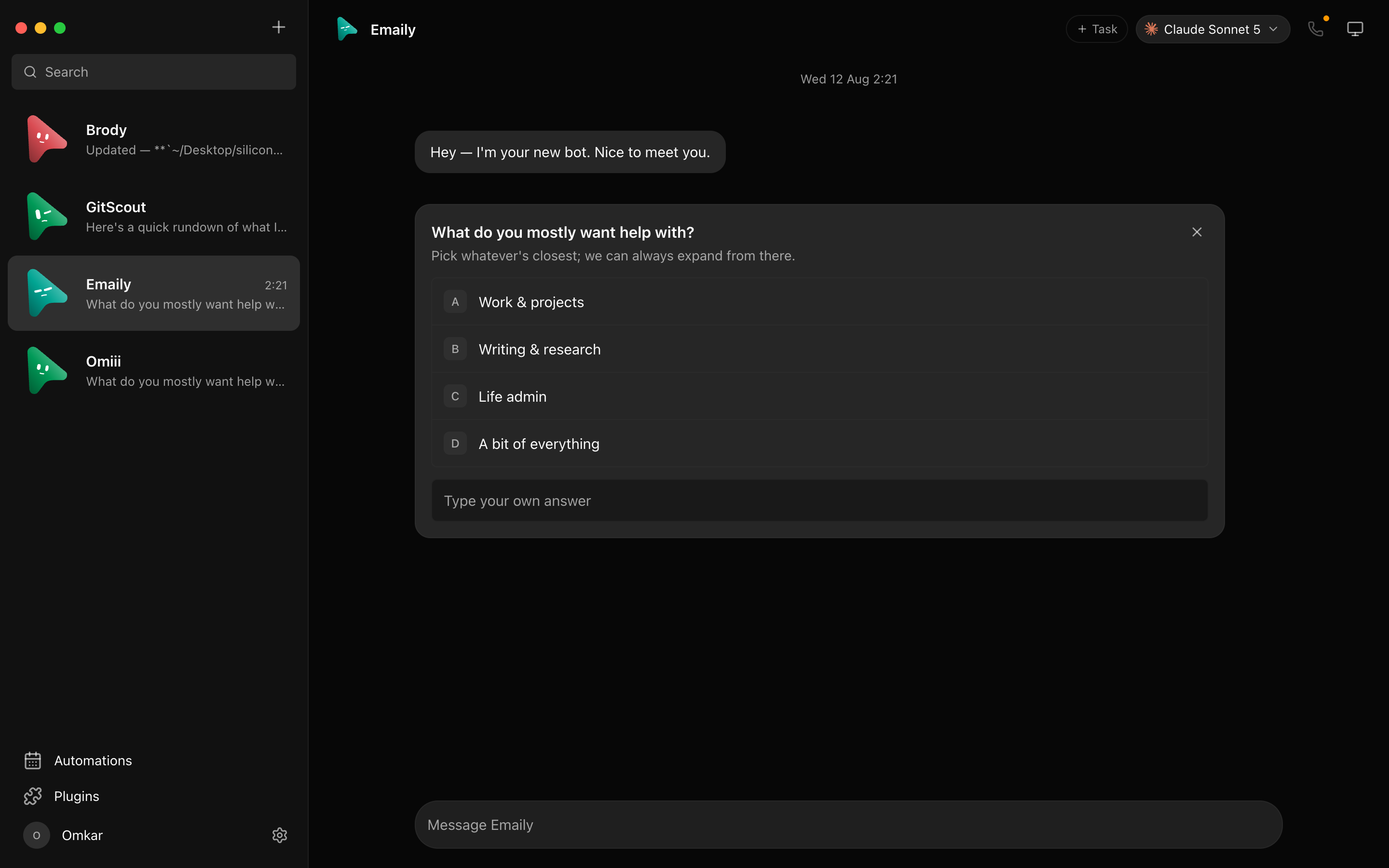 OpenMausBot Permission Broker and Approval Cards